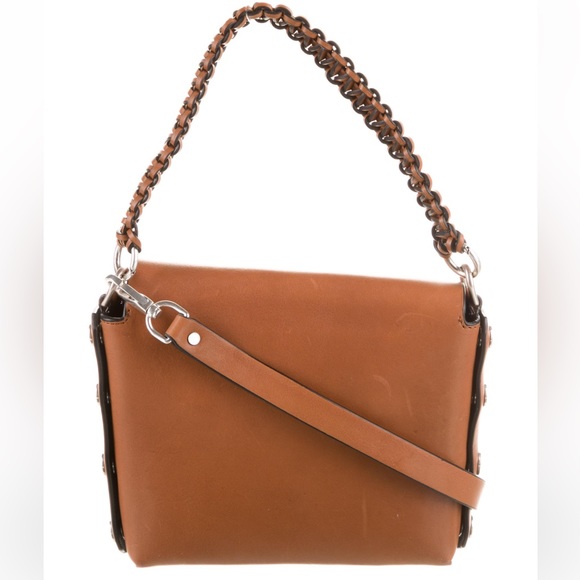Rag & Bone Shoulder Brown Leather Hand Bag Purse Authentic - Picture 4 of 7